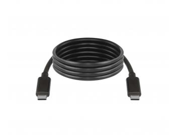 Nabjac a dtov kbel Emos SM7028BL, USB C - USB C, ierny - 1 m