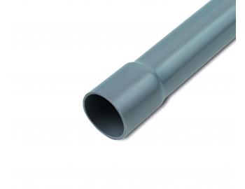 Pancierov trubka pevn hrdlovan Dietzel Univolt IEC UPRM DN16 084201, 750 N, PVC, tmavoed - 1 m