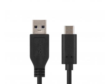 Rchlonabjac kbel USB-A 3.0 / USB-C 3.1 Emos SM7021BL, ierny - 1 m