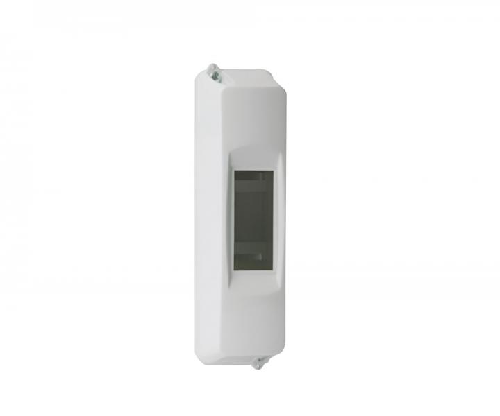 Kryt isti�a zkosen� YERLI �RETIM CP 01011, IP40, 1 modul - biela