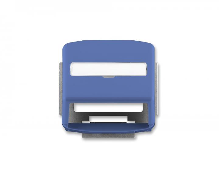 Kryt z�suvky komunika�n� ABB Tango 5014A-A100 M2, popisn� pole - svetlomodr�