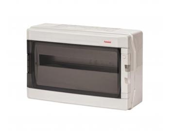 Rozvodnica na omietku Famatel Acqua Plus 39018 IP65 18 modulov (1x18) 290x430x160 mm
