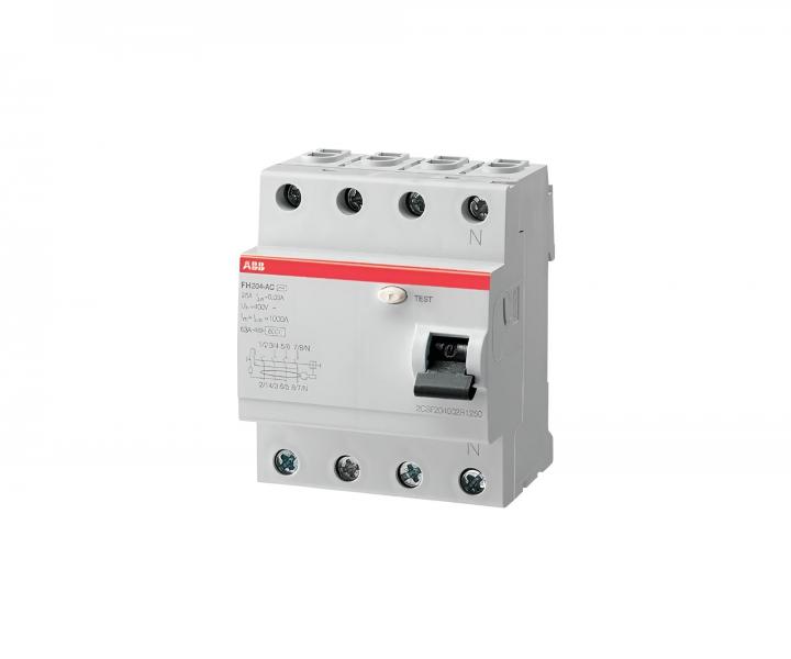 Prdov chrni ABB FH204 A-40/0,03, 4-plov, 40A, 6kA