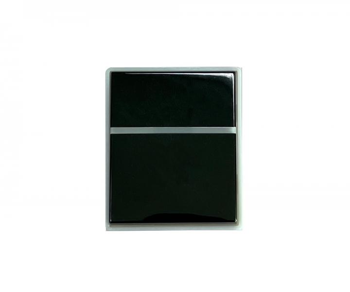 Kryt sp�na�a jednoduch� s priezorom ABB Element-Time 3558E-A00653 05 - �ierna/�adov� �ed�