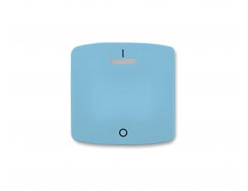 Kryt sp�na�a jednoduch� ABB Tango 3558A-A00933, s priezorom, s potla�ou - svetlo modr�