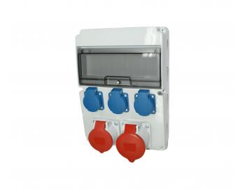 Rozvodnica na omietku AEP RSJ-0113, IP66, 11 modulov (1x11), 1x32A 5P, 1x16A 5P, 3x230 V