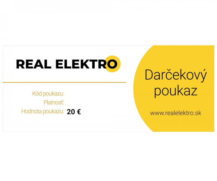 Elektronick darekov poukaz na 20 