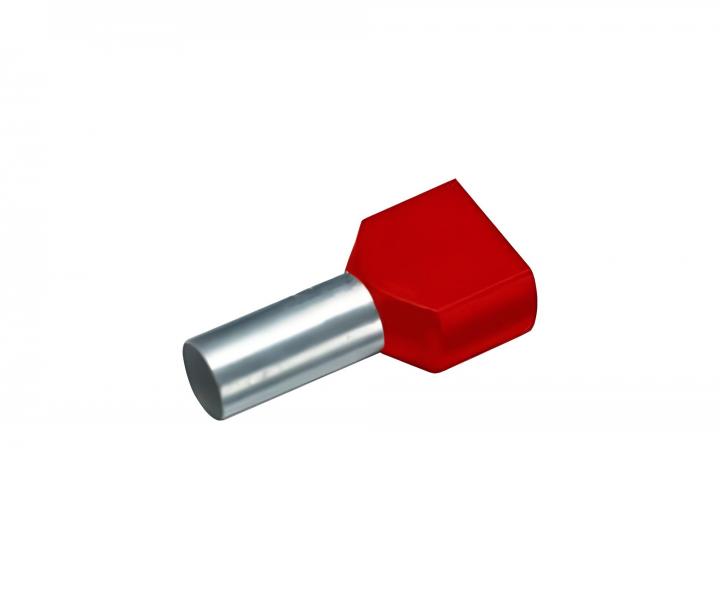 Dutinka lisovacia s dvojitou izolciou GPH DID 1,5-12, priemer 1,5 mm2 - erven