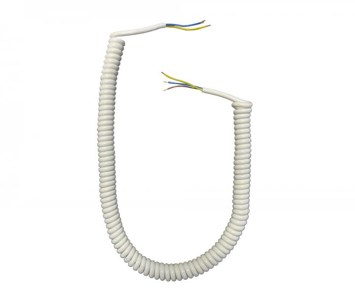 Flexo PVC skrten nra H03VV-F3G0.5-A-3 B, 3x0,5, dutinky, biela - 2,20 m