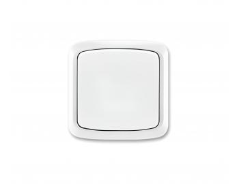 Sp�na� jednon�sobn� kompletn� ABB Tango 3558A-07840 B, IP44, radenie 7 - biela