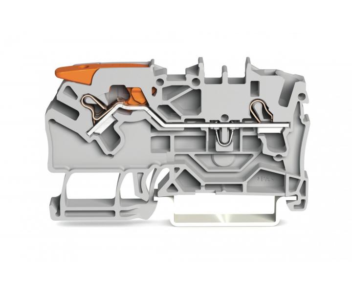 Svorka priechodn na DIN litu Wago 2102-1201 - 2,5 mm2
