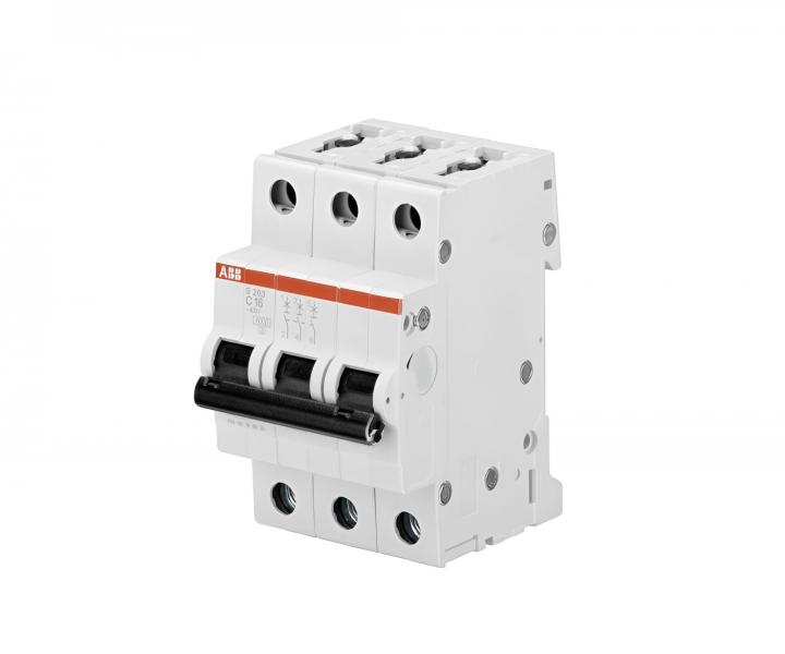 Jisti ABB S203-B32, 3-plov, 32A, charakteristika B, 6kA