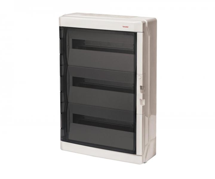 Rozvodnica na omietku Famatel Acqua Plus 39054 IP65 54 modulov (3x18) 639x430x160 mm