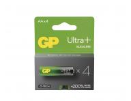 Alkalick batria GP Ultra Plus AA (LR6) - 4 ks + uvaky Mentos zadarmo