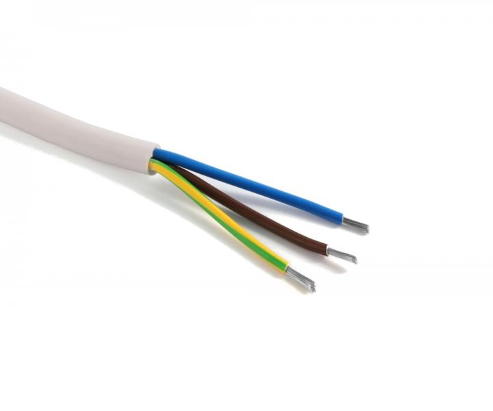 K�bel silik�nov� CSSS V05SS-F 3Cx2,5, ProPS, biely - 1 m