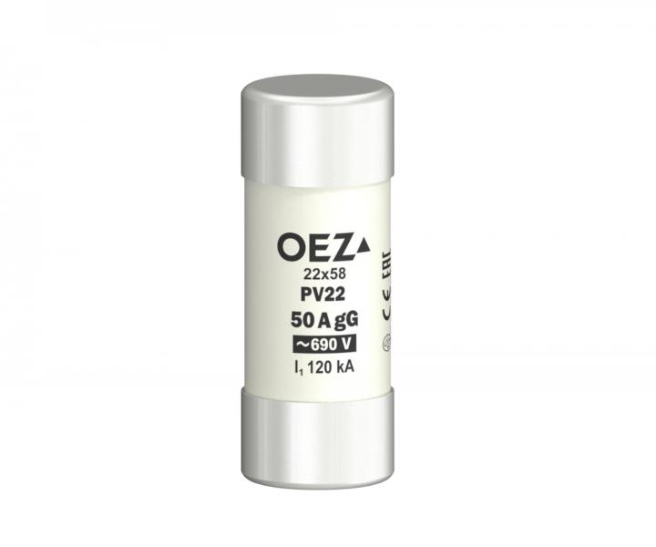 Pojistkov vloka PV22 50A gG OEZ 06750, AC 690 V/DC 250 V