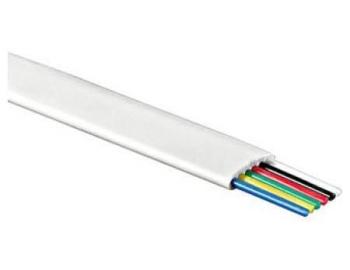 Telefnny kbel esilov NKT biely SPRM 6-52 B, ploch