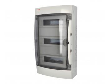 Rozvodnica na omietku Famatel Acqua 3942-TTB IP65 42 modulov 565x326x150 mm