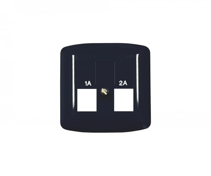 Kryt z�suvky telef�nny, dvojit� ABB Tango 5013A-A119M - tmavomodr�