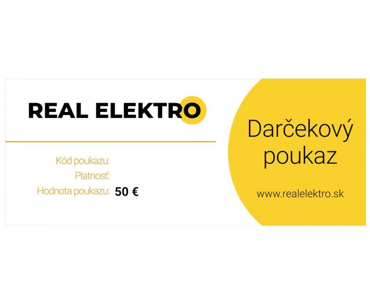 Elektronick darekov poukaz na 50 