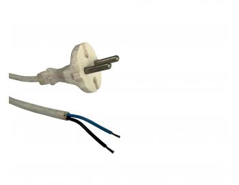 Flexo PVC nra 862071-3-1/2.10, 2x0,75, rovn vidlica, biela, 2,10 m - II. akos - zneisten