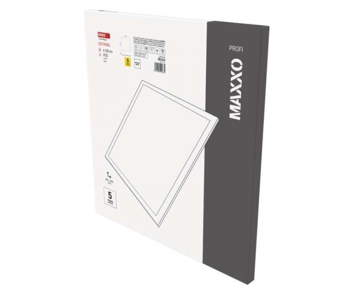 tvorcov vstavan LED panel Emos Maxxo ZB1214, biely, 36 W, neutrln biela