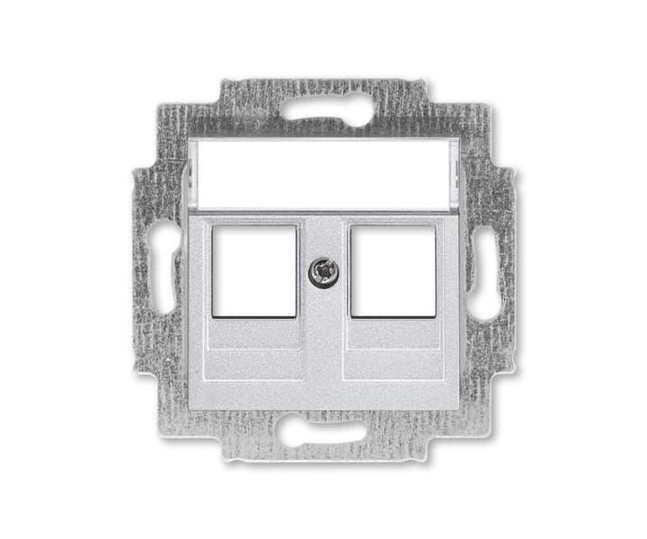 Kryt zsuvky komunikan priamy (2x), s kovovm upevovacm ramenom ABB Levit 5014H-A01018 70 - titnov  