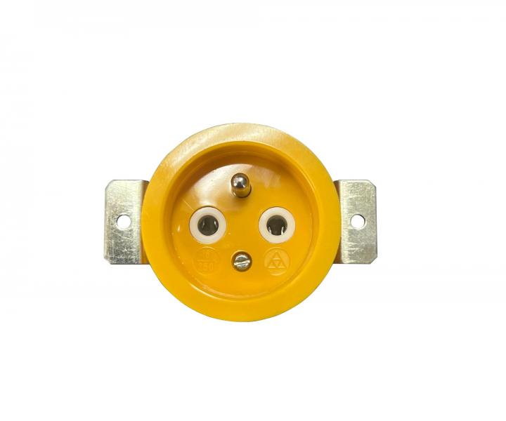 Reflexn� vstavan� z�suvka ABB 5517-2312 Y, 220 V, 16 A - �lt�