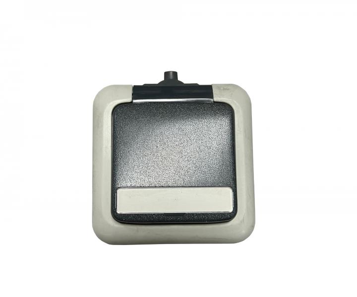 Zsuvka jednonsobn do vlhka ABB Variant 5518-2610 S, IP44, popisn pole - ed