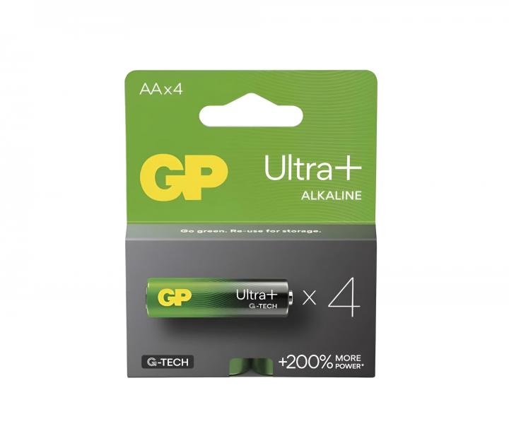 Alkalick batria GP Ultra Plus AA (LR6) - 4 ks