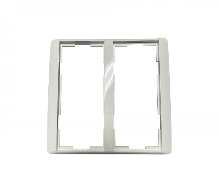 R�m�ek pr�stroja 2x dvojn�sobn� ABB Element-Time 3901E-A00222 03 - biela