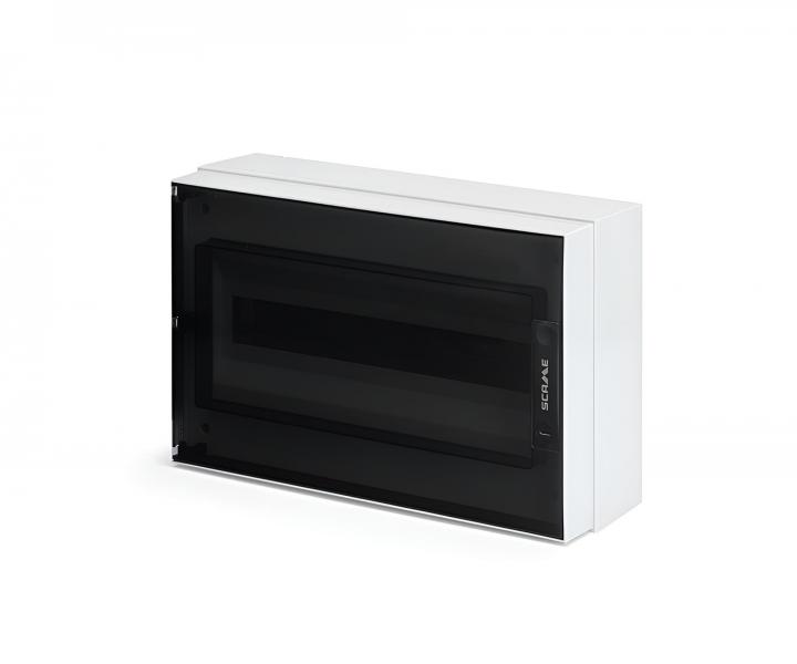 Rozvodnica na omietku Scame Ikona 679.1018.2 18 modulov (1x18), 424x285x140 mm