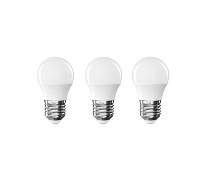 LED iarovka Emos Classic Mini Globe ZQ6E21.3, E27, 4,2 W (40W), tepl biela - 1 ks