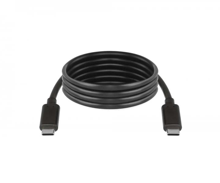 Nabjac a dtov kbel Emos SM7028BL, USB C - USB C, ierny - 1 m