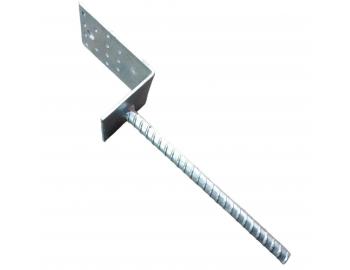 Kotviaca patka do betnu L 80x80x120mm, M16, zinok