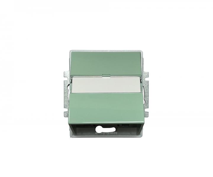 Kryt z�suvky komunika�n� ABB Element-Time 5014E-A00100 22 - �adov� zelen�/biela
