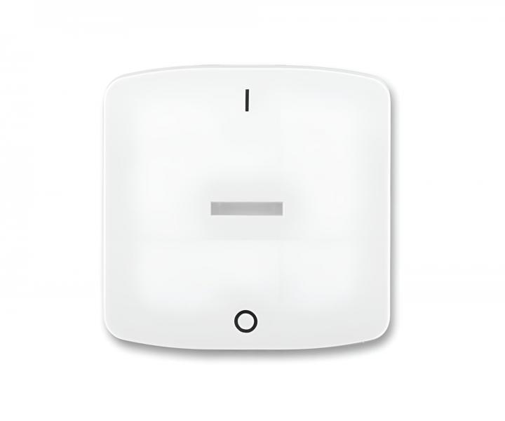 Kryt sp�na�a jednoduch� s priezorom ABB Tango 3558A-A655 B - biela