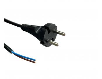 Flexo nra guma AK 932109-1-50/5, 2x1, von konce, kontrovan vidlica, ierna - 5 m