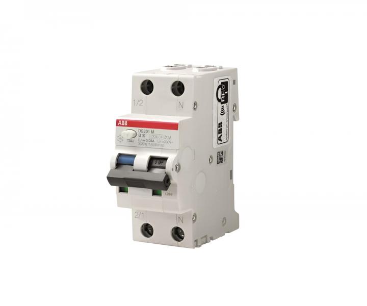 Chrni s istiom Compact 1+N ABB DS201 B10 A30, 10A, charakteristika B, 30mA, 6kA
