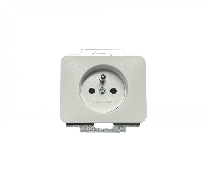 Z�suvka jednon�sobn� ABB Alpha Nea 5518B-A234024 - matn� biela