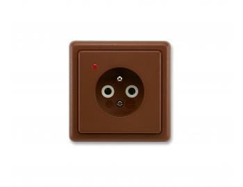 Z�suvka jednon�sobn� ABB Classic 5597-2389 H3, prep�ov� ochrana - hned�