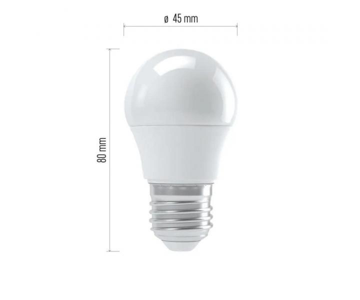 LED iarovka Emos Classic ZQ1111, E27, 4,1 W (32 W), neutrln biela
