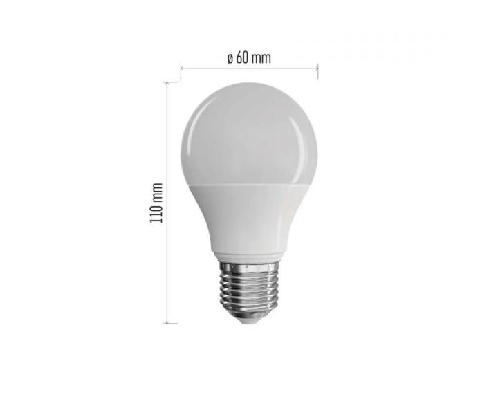LED iarovka Emos Classic A60 ZQ5131, E27, 7,3 W (50 W), neutrln biela