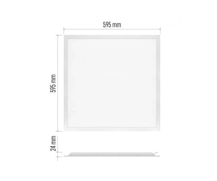 tvorcov vstavan LED panel Emos Lexxo backlit ZB2124, biely, 30 W - neutrln biela UGR