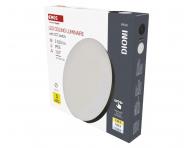 Kruhov prisaden LED svietidlo Emos Dioni ZM7155, ierne, 32 W, so zmenou CCT