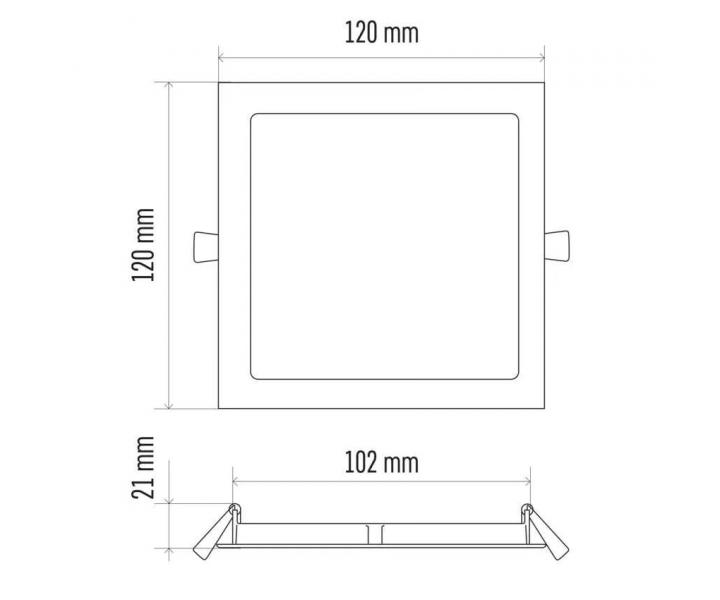 tvorcov podhadov LED svietidlo Emos Profi ZD2122, 6 W, neutrln biela