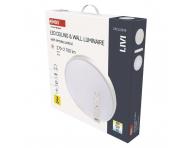 Kruhov prisaden LED svietidlo Emos Livi ZM5163, 50 cm, 45 W, tepl-studen biela, stmievanie