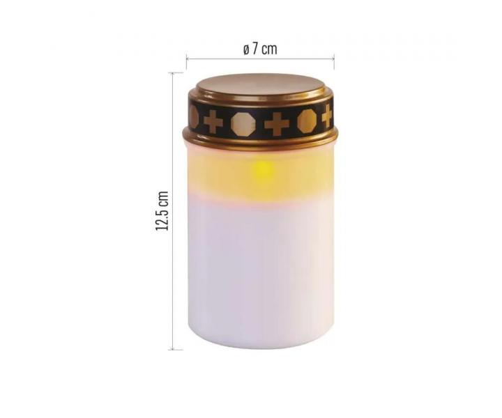 Cintornska LED svieka s asovaom Emos DCCV21 12,5 cm 2x C