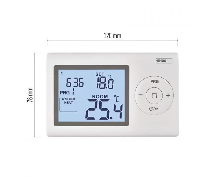 Izbov� programovate�n� dr�tov� termostat Emos P5607