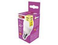 LED iarovka Emos Classic Mini Globe, E14, 4,2 W (40 W), tepl biela